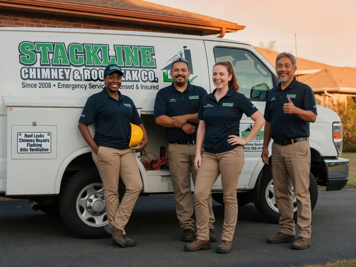 Chimney flashing repair company in Greenwood, CA